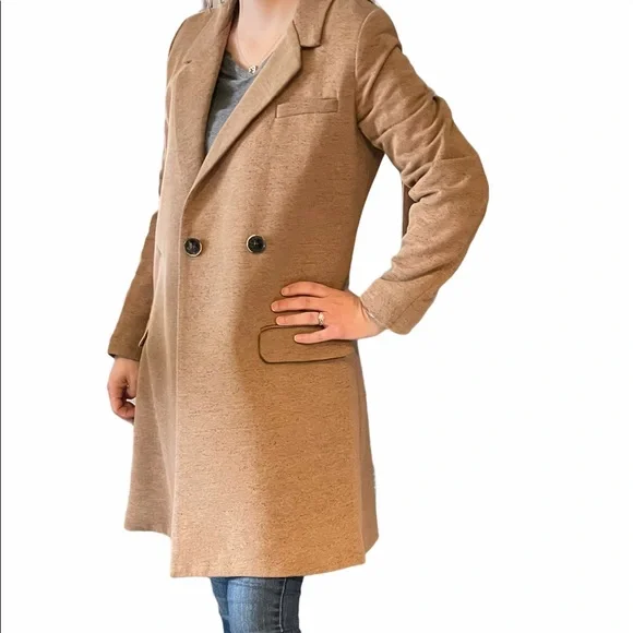 Zara Collection Tan Pea Coat